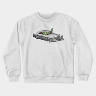 Frog Finger Car Crewneck Sweatshirt